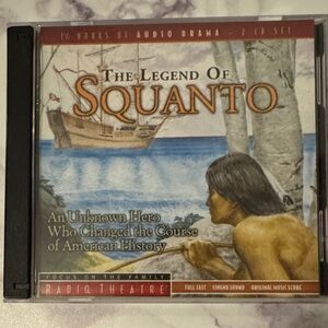 The Legend of Squanto Audio Drama CD Set Focus on the Family Homeschooling